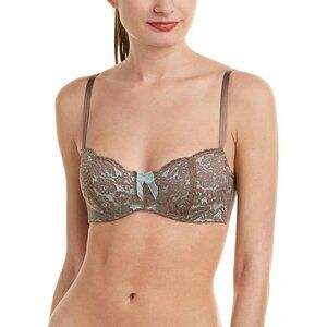 32C b.tempt'd by Wacoal Ciao Bella Balconette Bra Truffle Gray-Brown